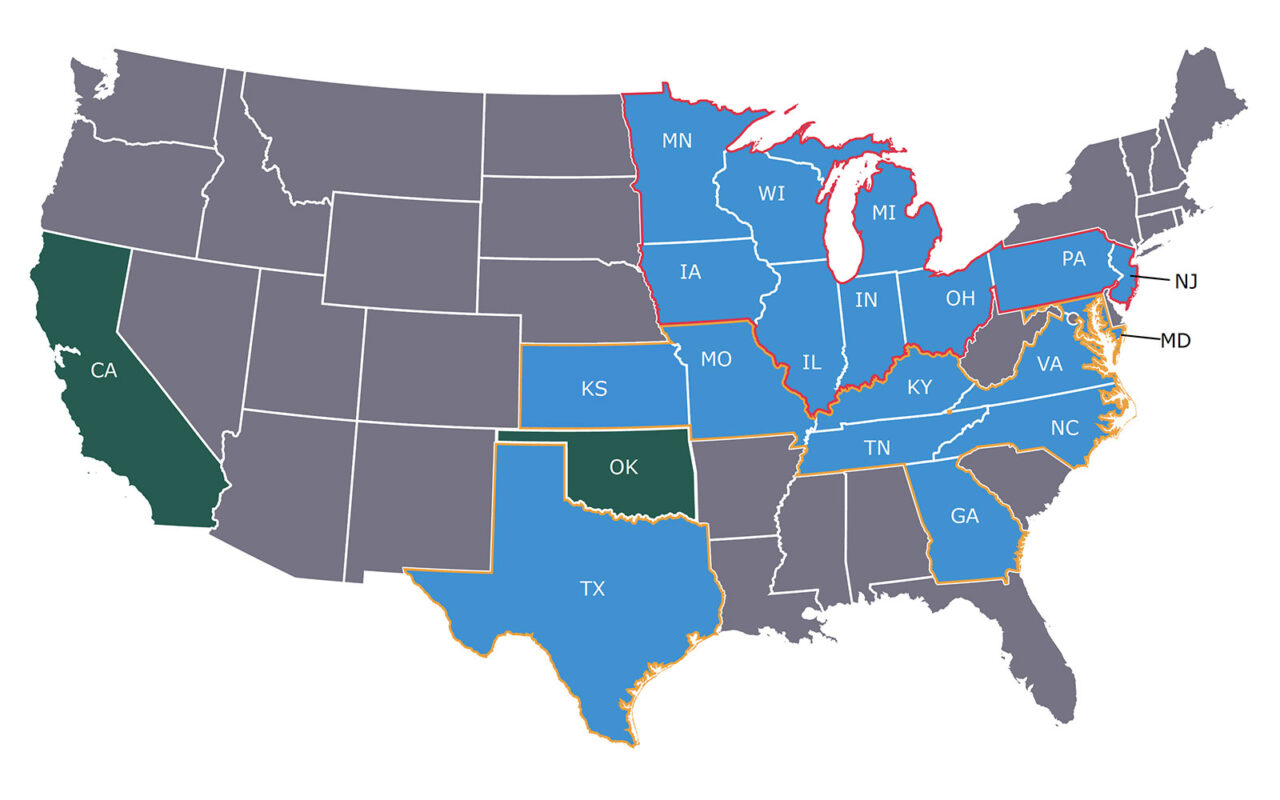 keystone-map - Legacy Insurance Partners